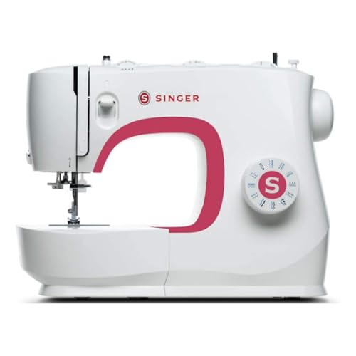 SINGER MX231 Lightweight & Portable Sewing Machine with Accessory Kit & Foot Pedal | 97 Stitch Applications, LED Light & 1-step Buttonhole | Great for Crafts & Mending