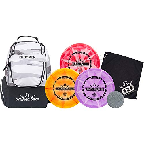 Dynamic Discs Trooper Backpack Prime Burst Disc Golf Starter Set
