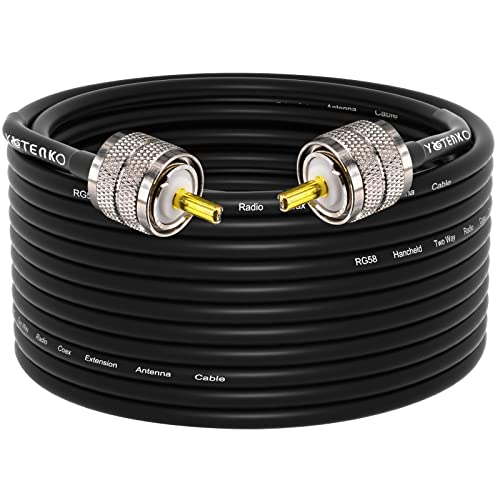YOTENKO CB Coax Cable,RG58 Coaxial Cable