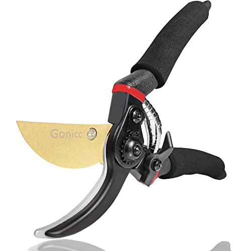 gonicc 8' Professional Premium Titanium Bypass Pruning Shears