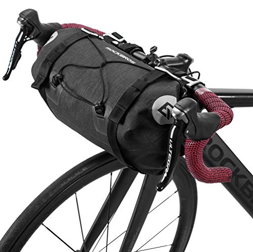 ROCKBROS Bikepacking Bike Handlebar Bag for MTB Mountain Road Drop-bar Bikes Bar