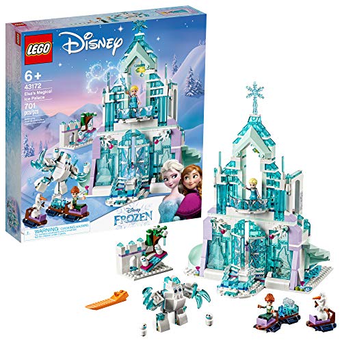 LEGO Disney Frozen Elsa's Magical Ice Palace 43172 Toy Castle Building Kit