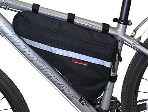 Bushwhacker Fargo Black - Large Triangle Bicycle Frame Bag