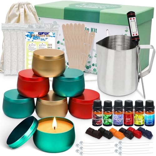 Candle Making Kit, Beeswax Scented Candles Supplies