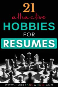 chess hobby on a resume