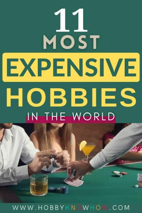 Pinterest Pin - 11 most expensive hobbies in the world