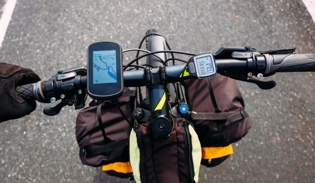 digital map and gps for bike packing