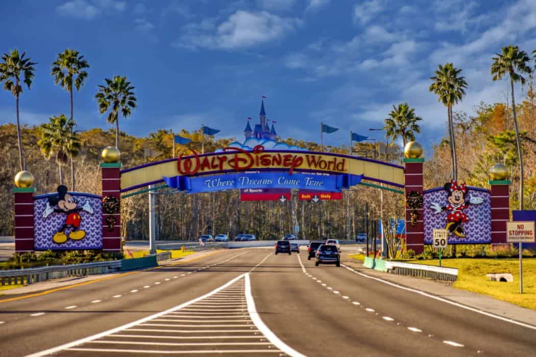Disney world entrance gate