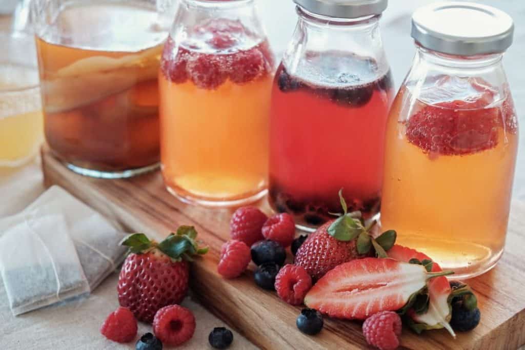 Kombucha Fermented fruit tea 