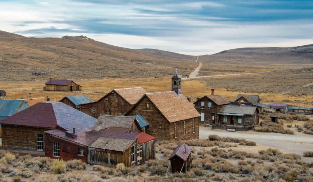 Ghost town at Bodie,CA
