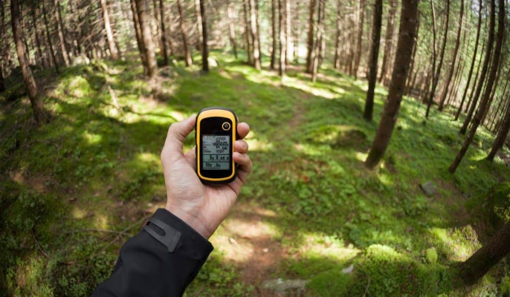 finding the right position in the forest via gps
