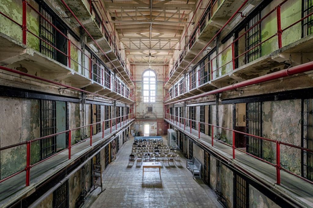 Cell block of the Missouri State Penitentiary